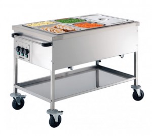 Chariot bain-marie